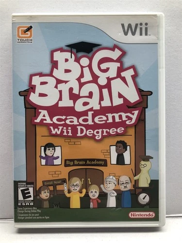 Big Brain Academy: Wii Degree (Nintendo Wii, 2007) - Complete w/ Manual - Tested