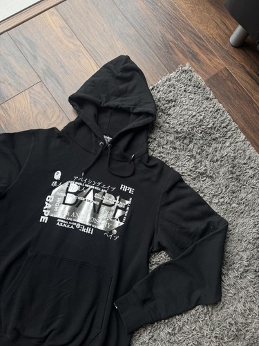 RARE BAPE x 27th Anniversary Foil Hoodie | Black | Size Small/Large /2XL | Anniv - Bild 2 von 14