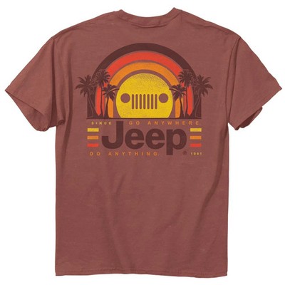 Jeep Sunset Palms T-Shirt Size 2XL Comfort Colors Jedco Licensed