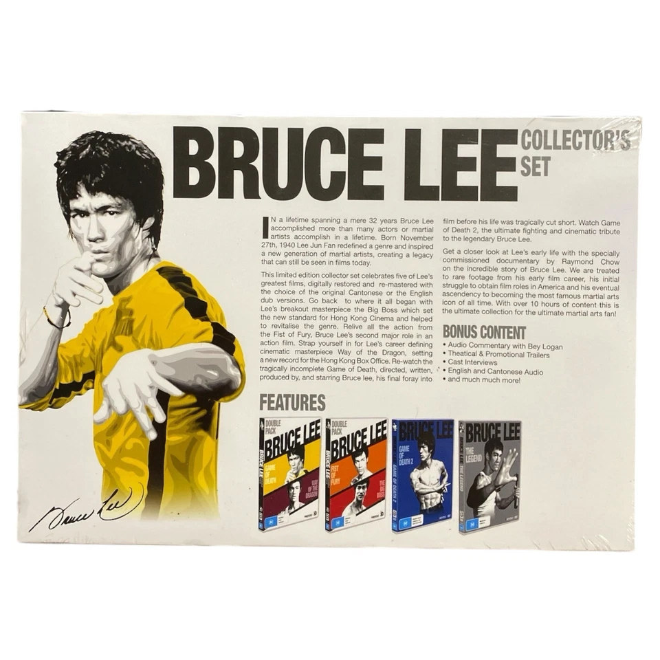 Bruce Lee Collector's Set 8 DVD Box Set New Sealed Beyond Home Ent Martial Arts - image 2 of 4