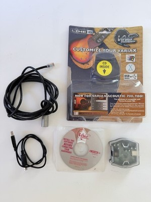 Line 6 Variax Werkbank USB Schnittstelle & Software mit Kabeln und Verpackung