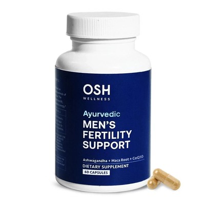 Osh Wellness Men's Fertility Support & Prenatal Vitamins 60 Ct Exp 10/27