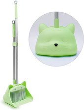 28''Kids Mini Broom and Dustpan Set Toddler Cleaning Toy Toddler Household Green