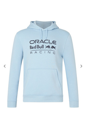 NEW Castore Light Blue Oracle Red Bull Racing Core Overhead Pullover Hoodie F1 S
