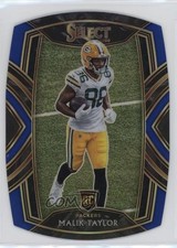 2020 Panini Select Club Level Blue Prizm Die-Cut Malik Taylor #282 13rw