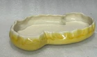 Vintage Mid-Century Haeger Yellow Ceramic Shallow Planter Console Dish 3066-A