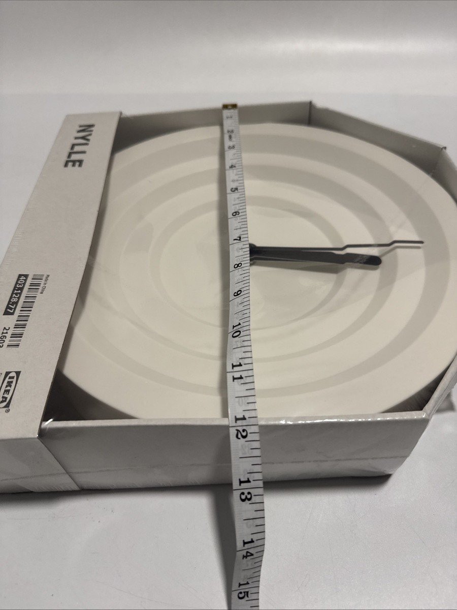 Ikea Clock White NYLLE Minimalist Clock New and Sealed Mid Century