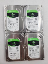 LOT OF 4  1TB  SEAGATE BARRACUDA THIN DESKTOP HDD 3.5" SATA HARD DRIVE (706)