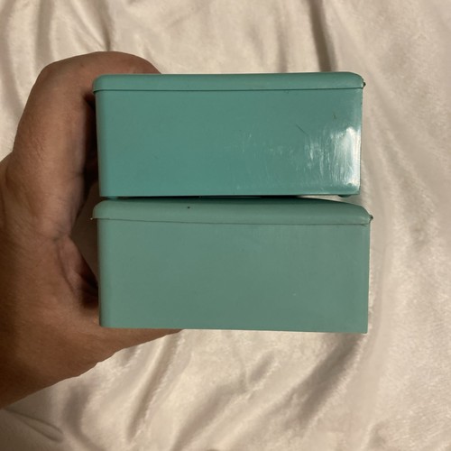 Vintage Avon Turquoise Lipstick Sampler Lot (2) With Samples - Picture 6 of 9