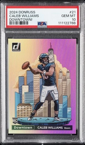 New Listing2024 PANINI DONRUSS DOWNTOWN! #21 CALEB WILLIAMS PSA 10