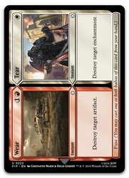 Wear // Tear #222 Uncommon Fallout Magic: The Gathering