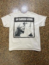 Chainsaw kittens alternative rock band tee white short sleeve shirt QT5497