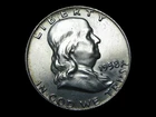 1958-D Franklin Half Dollar Silver ---- Gem BU+ FBL Stunning Coin ---- #KK025