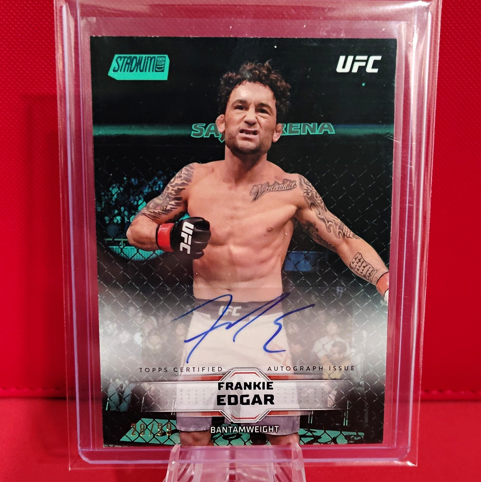 2026 Stadium Club UFC Base Autograph Variation Frankie Edgar #BAV-FER /99
