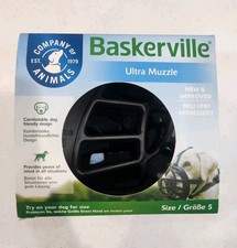 NEW Baskerville Ultra Muzzle For Large L Dogs Size 5 Comfort Company Of Animals