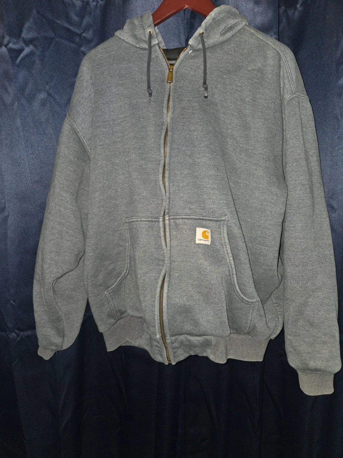 Carhartt Thermal Lined Zip Hoodie - Size 2XL - Charcoal Grey