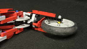 LEGO TECHNIC: Motorbike (8051) Used for parts or Restoration