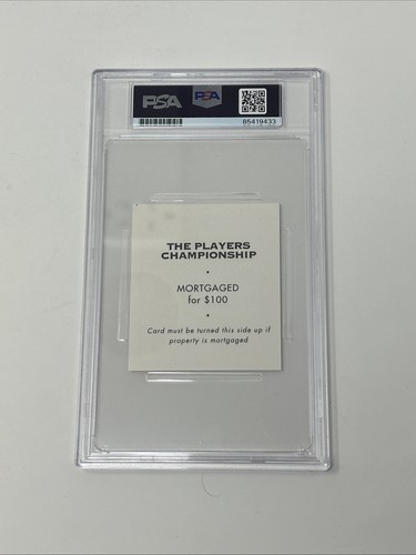 Jack Nicklaus Signed monopoly playing card, PSADNA authenticated and slabbed PGA - Picture 4 of 4