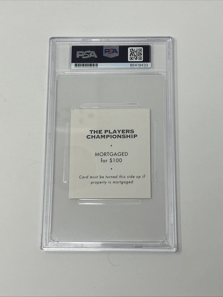 Jack Nicklaus Signed monopoly playing card, PSADNA authenticated and slabbed PGA - Image 4 of 4