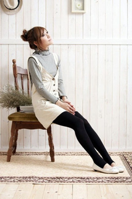 Fuso Nero Opachi Collant A Buchi Tacchi Sexy Retrò Pinup