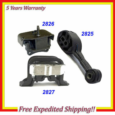 For Motor & Trans Mount 2825 2826 2827 3PCS Set 1992-2002 Saturn SC SL SW 1.9L For Motor & Trans Mount 2825 2826 2827 3PCS Set 1992-2002 Saturn SC SL SW 1.9L