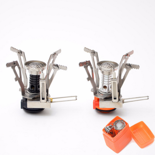 Mini Outdoor Picnic Camping Hiking Foldable Gas Stove Cookout Butane Burner c - Picture 1 of 23