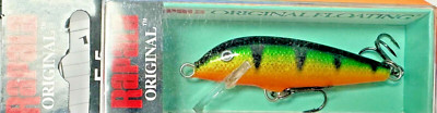 Rapala Fishing Lure, New, Original Rapala, Firetiger F05P Perch