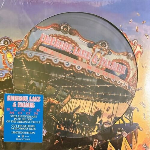 Emerson, Lake & Palmer Black Moon Vinyl LP Picture Disc New Sealed
