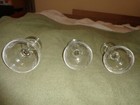 set of 3 champagne glasses with fireball whisky f on them — photo 3