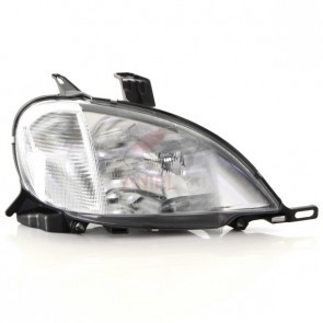 Feu avant droit Mercedes ML W163 bloc optique premium en polycarbonate transparent cristal