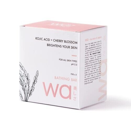 Wa - Secrets of Japan | Skin Brightening Soap | (Pack of 3