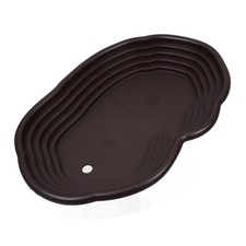 Turtle Habitat Accessories Frog Water Dish Reptile Bathing Pool Terrarium Bowl