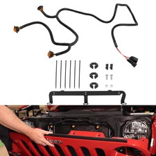 Pre-runner Led Grille Light Bar Kit For Jeep Wrangler Jk 2 Door4 Door 2007-2018