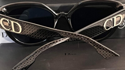 Christian Dior DIORID1F PRN2K Cat Eye Grey Frame Sunglasses $920
