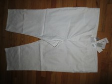 Women's Alfred Dunner Santorini White Pull On Stretch Pants Size 22W Short NWT