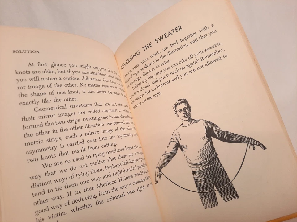 RARE Mathematical puzzles by Martin Gardner, 1961 Illus. by Anthony Ravielli - Image 3 of 4