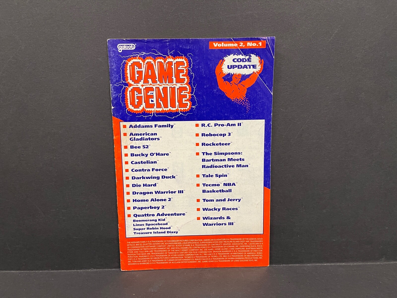 NES Game Genie Code Updates Volume 2 Number 1 Booklet Authentic | eBay