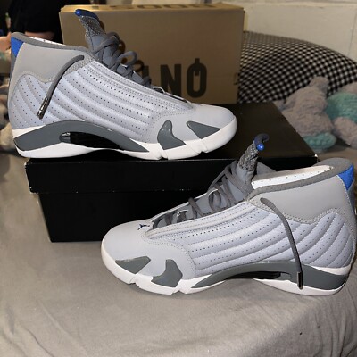 Jordan 14 Retro Wolf Grey 2014 Size 9.5 | eBay