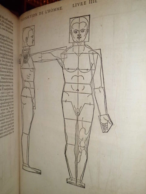 Les Quatre Livres d' Albert DÜRER-Traduicts Loys Meigret.Edizione originale 1557 - Immagine 4 di 4