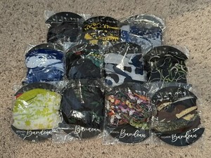 Fashion Bandeau Gator Headband Face Cover Scarf Lot (11 Total)