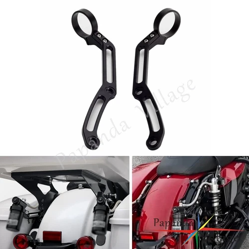 Rear Shock Remote Reservoir Mounts for Harley Touring Road King Bagger 2014-2025