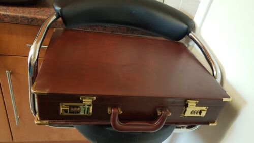 Brown Leather Briefcase | eBay