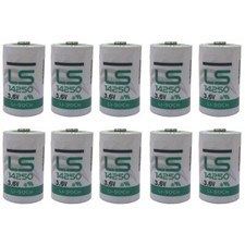 10 pcs LS14250 3.6v 1/2 AA Alternative Batter...