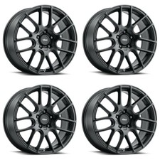 Set 4 16 Voxx Orso Matte Black Wheels 16x7 5x110 5x115 40mm Rims Set 4 16 Voxx Orso Matte Black Wheels 16x7 5x110 5x115 40mm Rims