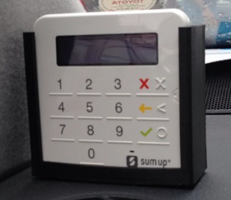 MULDERSMAKES sumUP Card Reader Protective Car Stand / counter stand