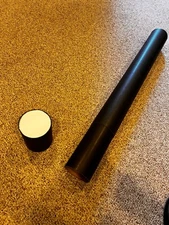 Artist & Engineering Storage Tubes: 4" x 37"-66" expandable heavy duty black 