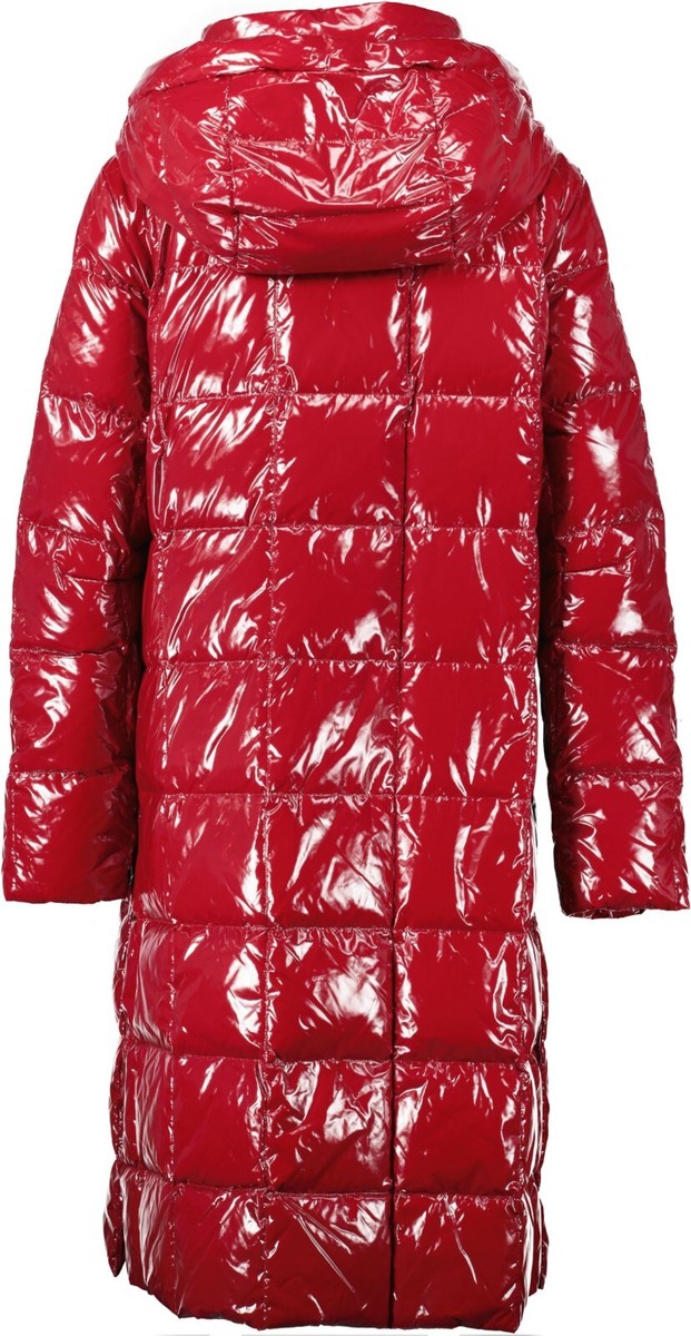 Bader Roter Trenchcoat Mit Kapuze Steppmantel Von Marc Cain Langer