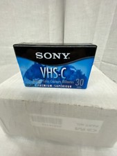 New Sony VHS-C Brilliant Color Premium 30 Min TC-30VHGL