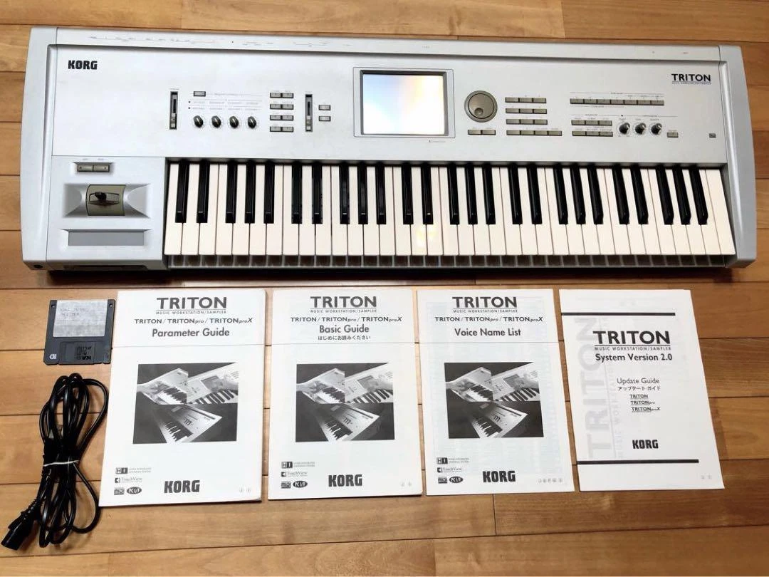 KORG TRITON 61 key Synthesizer Keyboard Music Workstation Power