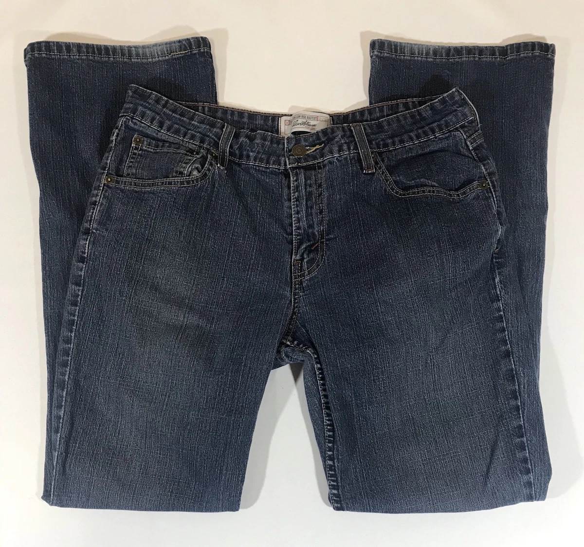 Womens EUC LEVIS Rise Bootcut Size 10M Medium Wash Jeans | eBay
